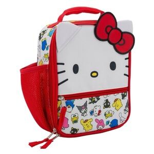 Hello Kitty Red and White Kids Lunch Bag